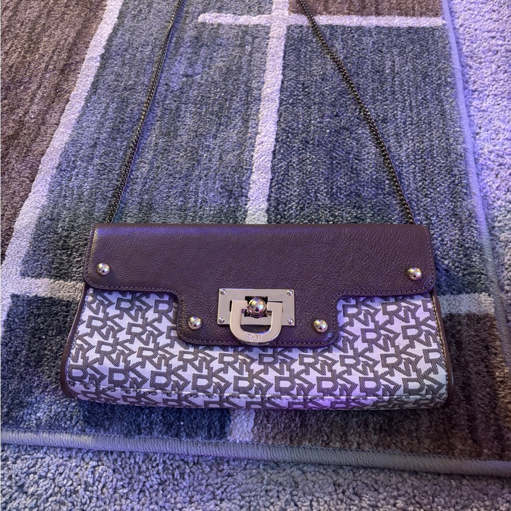 DKNY Crossbody Bag in Purple and Gray